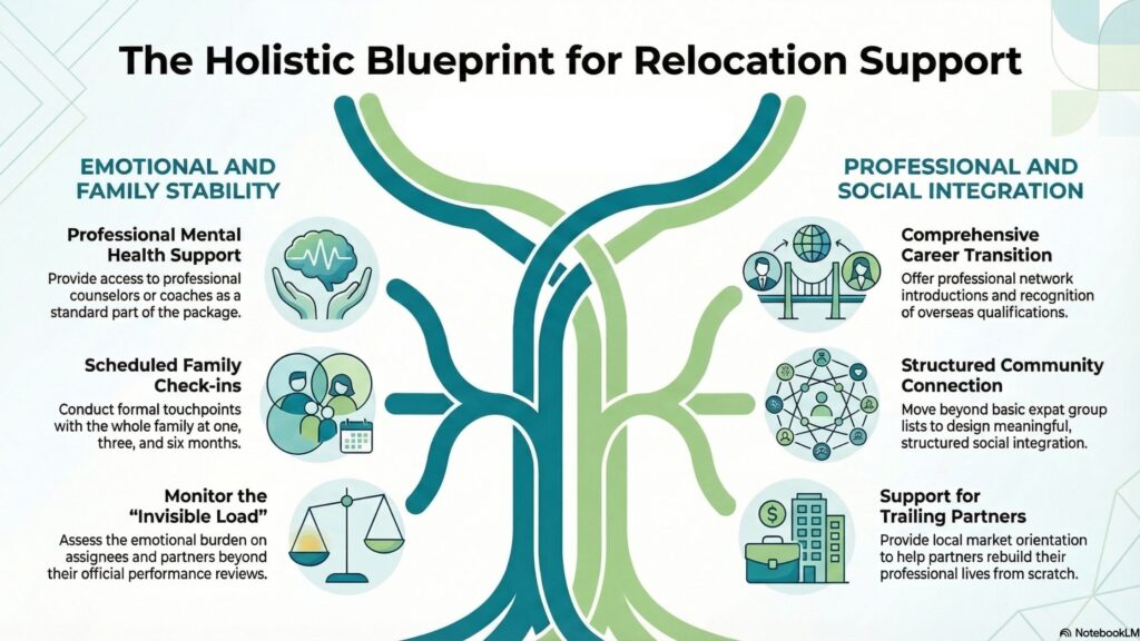 Holistic Blueprint for Relocation Support Infographic